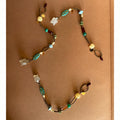 Vintage Flower Pendant Irregular Beaded Bracelet 6W6JBR467
