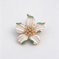 Stylish Multi Layer Enamel Floral Pendant Beads Necklace 6W6JNC953