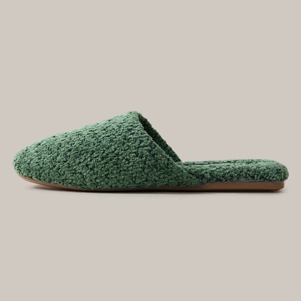 Elegant Solid Color Non-Slip Soft Indoor Slippers 6W8FSP291