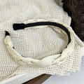 Fahsion Braided Twisted Headband with Teeth 6W6HBD313