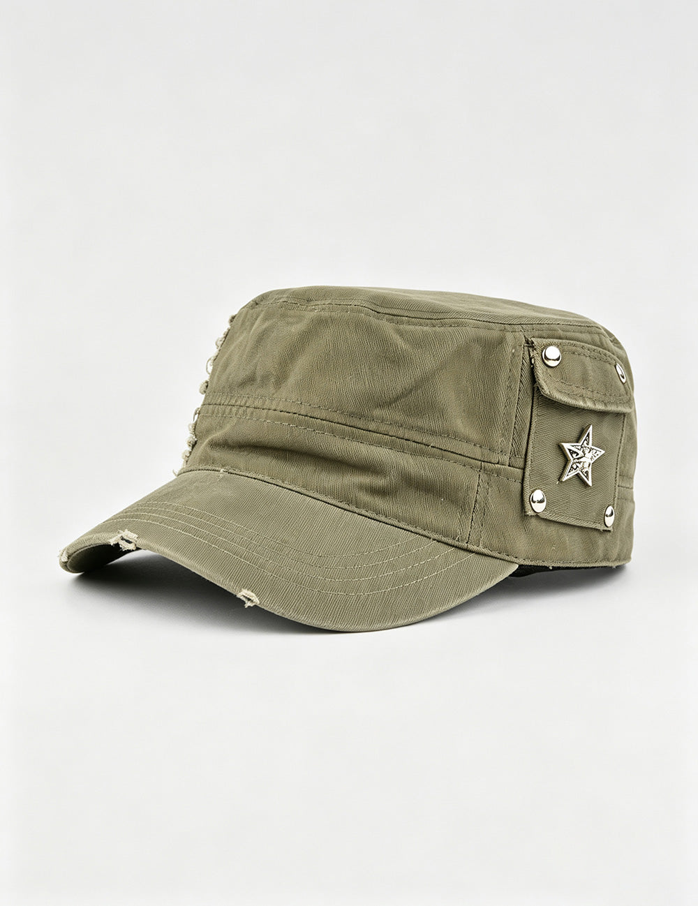 Trendy Star Studded Flat Baseball Cap 6W6HAT782