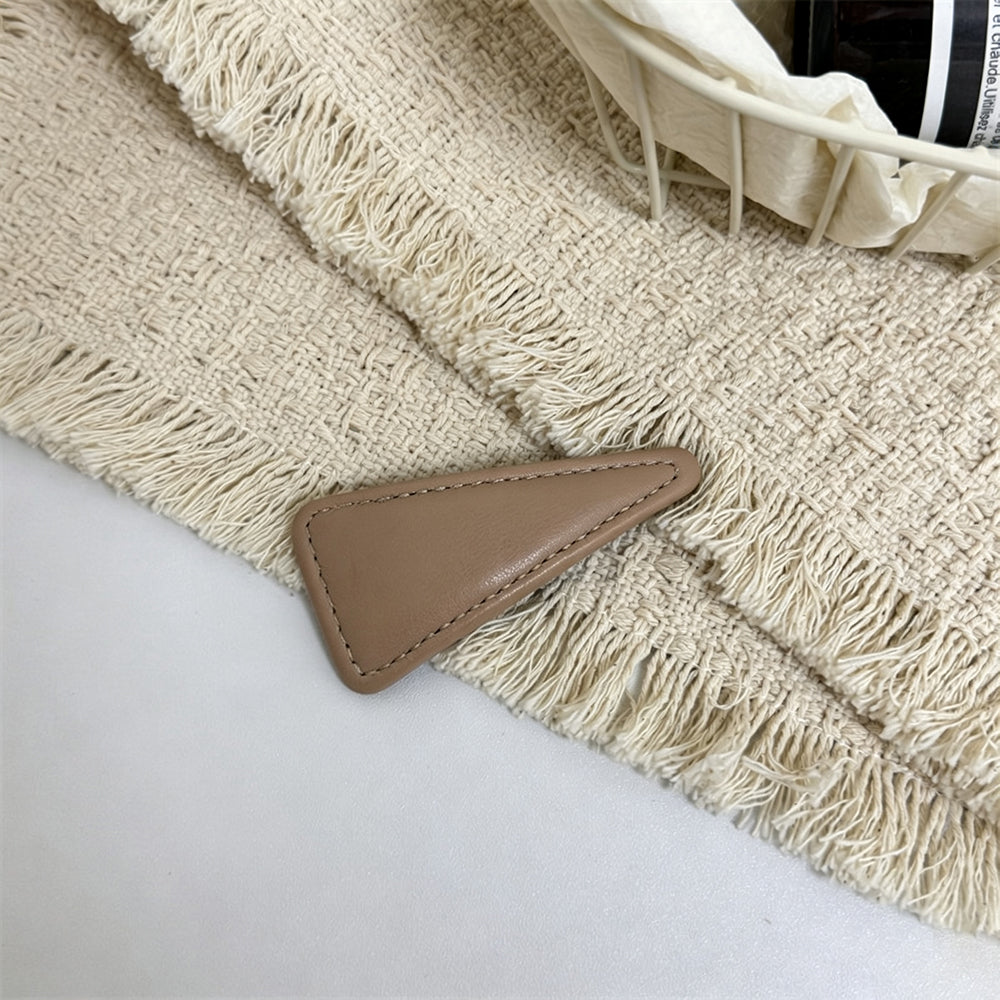 Simple PU Leather Rectangle Snap Hair Clip 6W6HCP1624