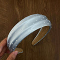 Minimalist Satin Polka Dot Non-Slip Headband 6W6HBD299