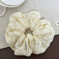 Simple Solid Color Hollow Out Elastic Scrunchies 6W6HSR384