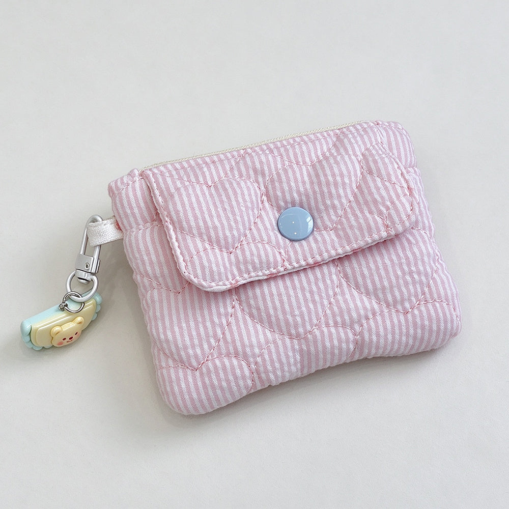 Quilted Heart Coin Purse - DippedShop Wholesale - #2163