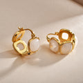 Resin Bead Hoop Earrings - DippedShop Wholesale - #9587