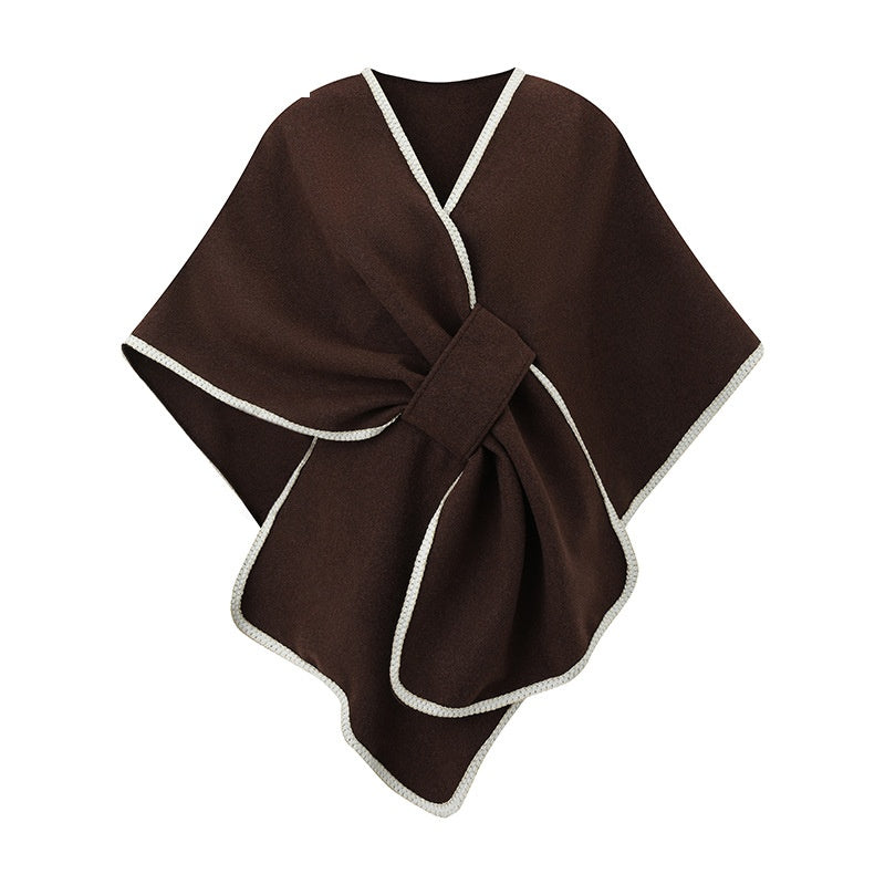 Shawl Wrap Poncho Sweater - DippedShop Wholesale - #6531