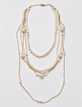 Multi-Layer Pearl Long Necklace - DippedShop Wholesale - #5155