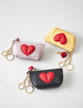Cute 3D Heart Leather Mini Coin Purse 6W10BWB306