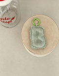 Stylish Floral Print Letters Shape Bag Charm 6W10BBC424