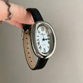 Roman Numeral Oval Quartz Watch - DippedShop Wholesale - #6499