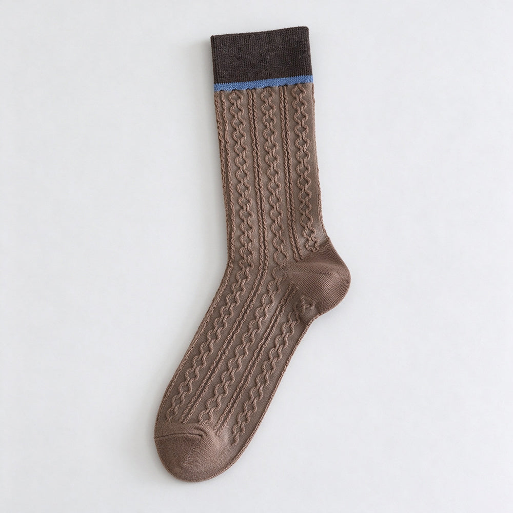 Polka Dot Diamond Mid-Calf Socks - DippedShop Wholesale - #1187