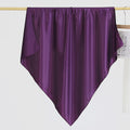 Minimalist Solid Color Soft Square Satin Scarf 6W6NSC234