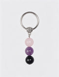 Natural Stone Crystal Keychain - DippedShop Wholesale - #2099