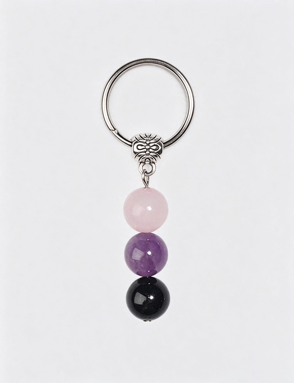 Natural Stone Crystal Keychain - DippedShop Wholesale - #2099