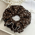 Vintage Double Layer Floral Print Scrunchies 6W6HSR379