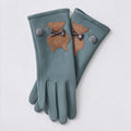 Cute Cat Embroidery Touchscreen Plush - DippedShop Wholesale - #9779