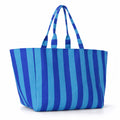 Striped Shopping Tote Bag - DippedShop Wholesale - #7619