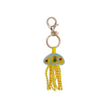 Stylish Rhinestones Beaded Jellyfish Pendant Bag Charm 6W10BBC812