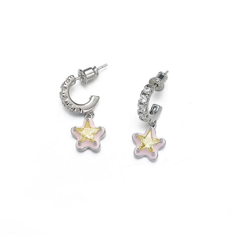 Star Pendant Stud Earrings - DippedShop Wholesale - #1203