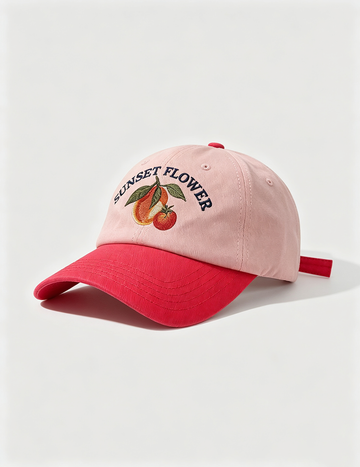 Color Block Litchi Embroideried Lightweight Baseball Caps MK2COW6W6HAT203
