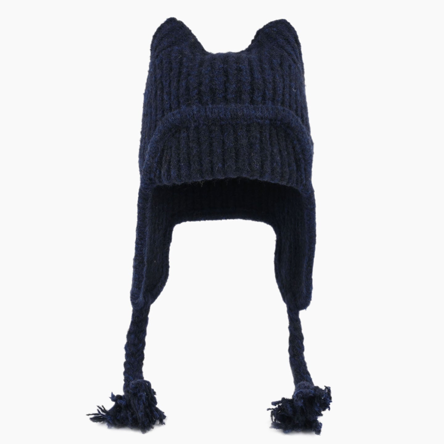 Cute Solid Color Cat Ear Trapper Hat 6W6HAT640
