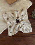 Linen Beaded Sequined Hair Scrunchies MK2BW6W6HSR38