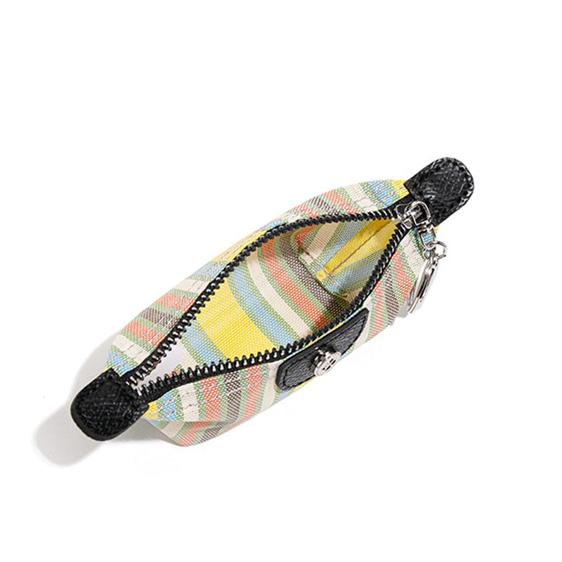 Fashion Multi-Color Striped Dumpling Coin Purse 6S10BWB116