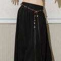 Vintage Handmade Woven Beaded Braided Waist Belt 6W6JBT203