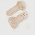 Faux Fur Touchscreen Gloves - DippedShop Wholesale - #2947