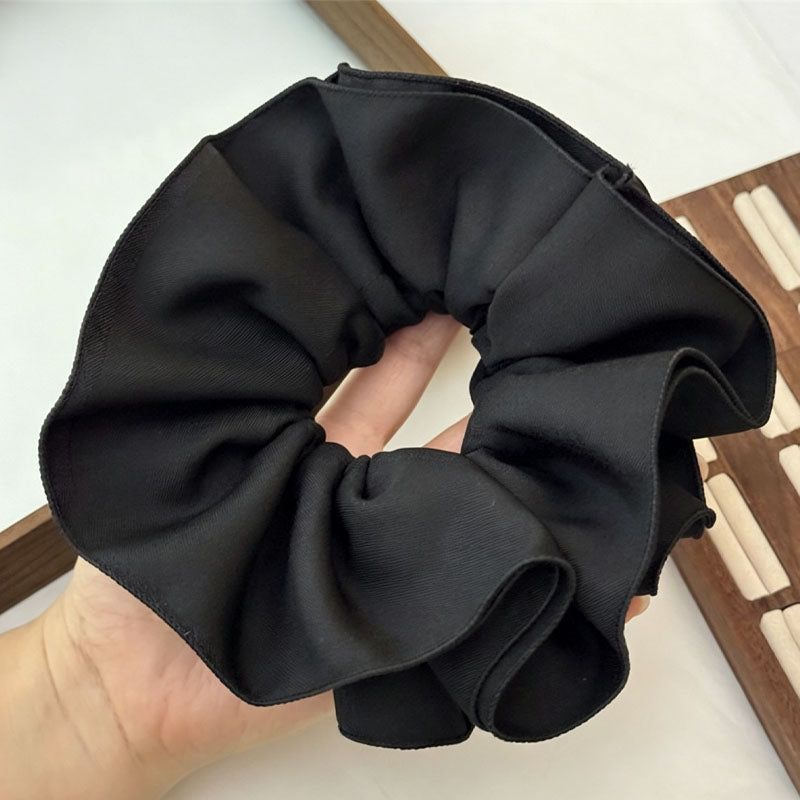 Minimalist Solid Color Double Layer Scrunchies 6W6HSR352