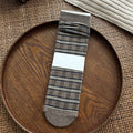 Plaid Slouchy Crew Socks - DippedShop Wholesale - #6147