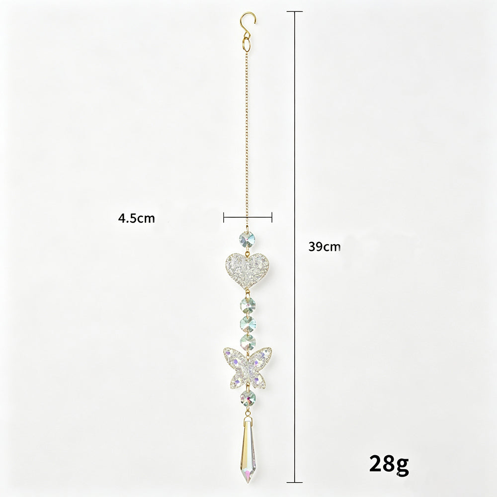 Butterfly Crystal Sun Catcher - DippedShop Wholesale - #2979