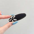 Irregular Flower Denim Hair Pin - DippedShop Wholesale - #0243