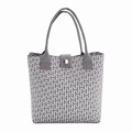 Vintgae Plaid Large Capacity Knit Tote Bag 6W10BBG1813
