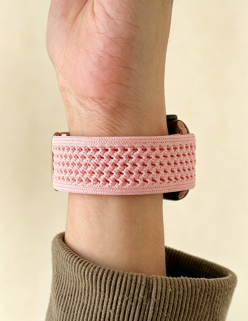 Slim Nylon Weave Hollow Magnetic Watch Band 6W6JWA137