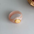Natural Stones Irregular Weave Resin Bracelets 6W6JBR621