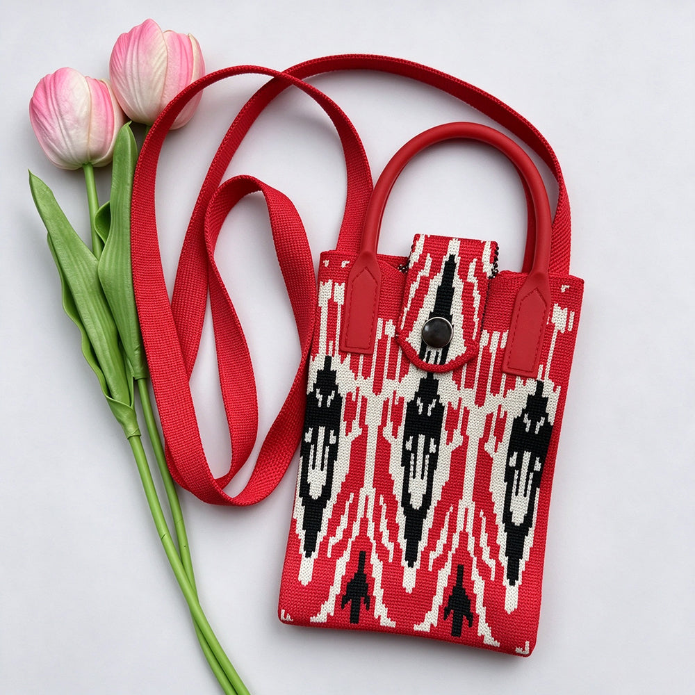 Vintage Ethic Style Knit Crossbody - DippedShop Wholesale - #8451