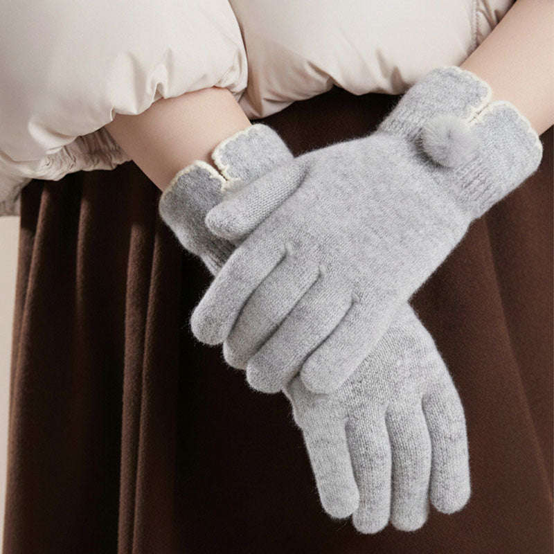 Wool Blend Touch Screen Gloves - DippedShop Wholesale - #9907