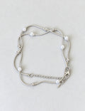 Elegant Pearl Beaded Chain Choker Neckalce 6W6JNC1059
