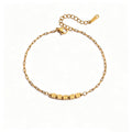 Sweet Gold Plated Bowknot Double Layer Bracelets 6W6JBR480