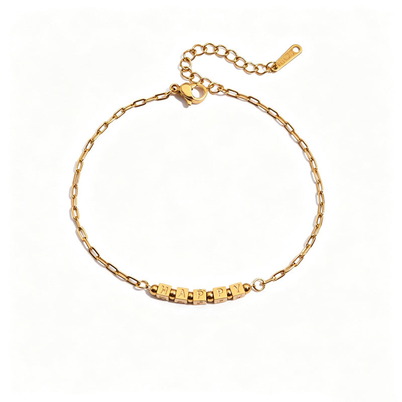 Sweet Gold Plated Bowknot Double Layer Bracelets 6W6JBR480