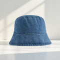 Retro Wash Faded Denim Breathable Bucket Hats MK2COK6W6HAT374