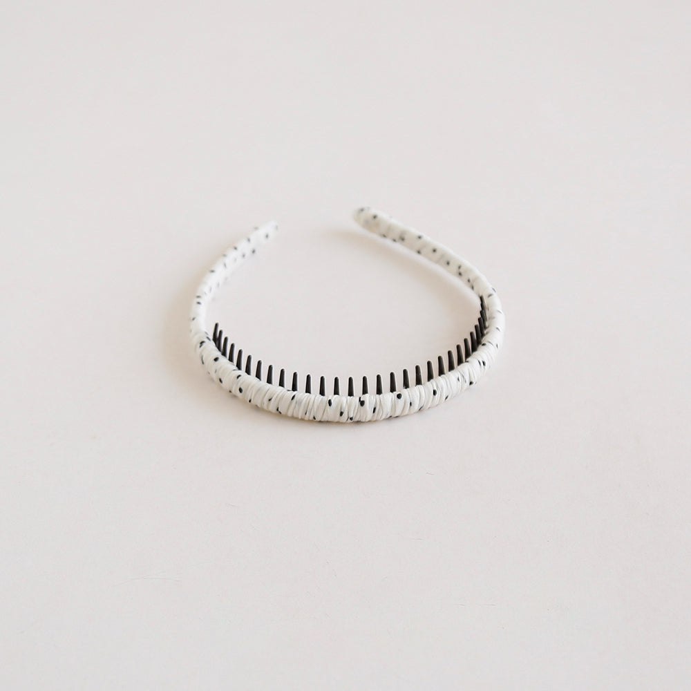 Simple Polka Dot Non-Slip Headband with Teeth 6W6HBD369