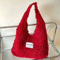 Lamb Wool Underarm Bag - DippedShop Wholesale - #3363