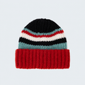 Stylish Color Block Striped Knit Beanie Hat 6W6HAT668