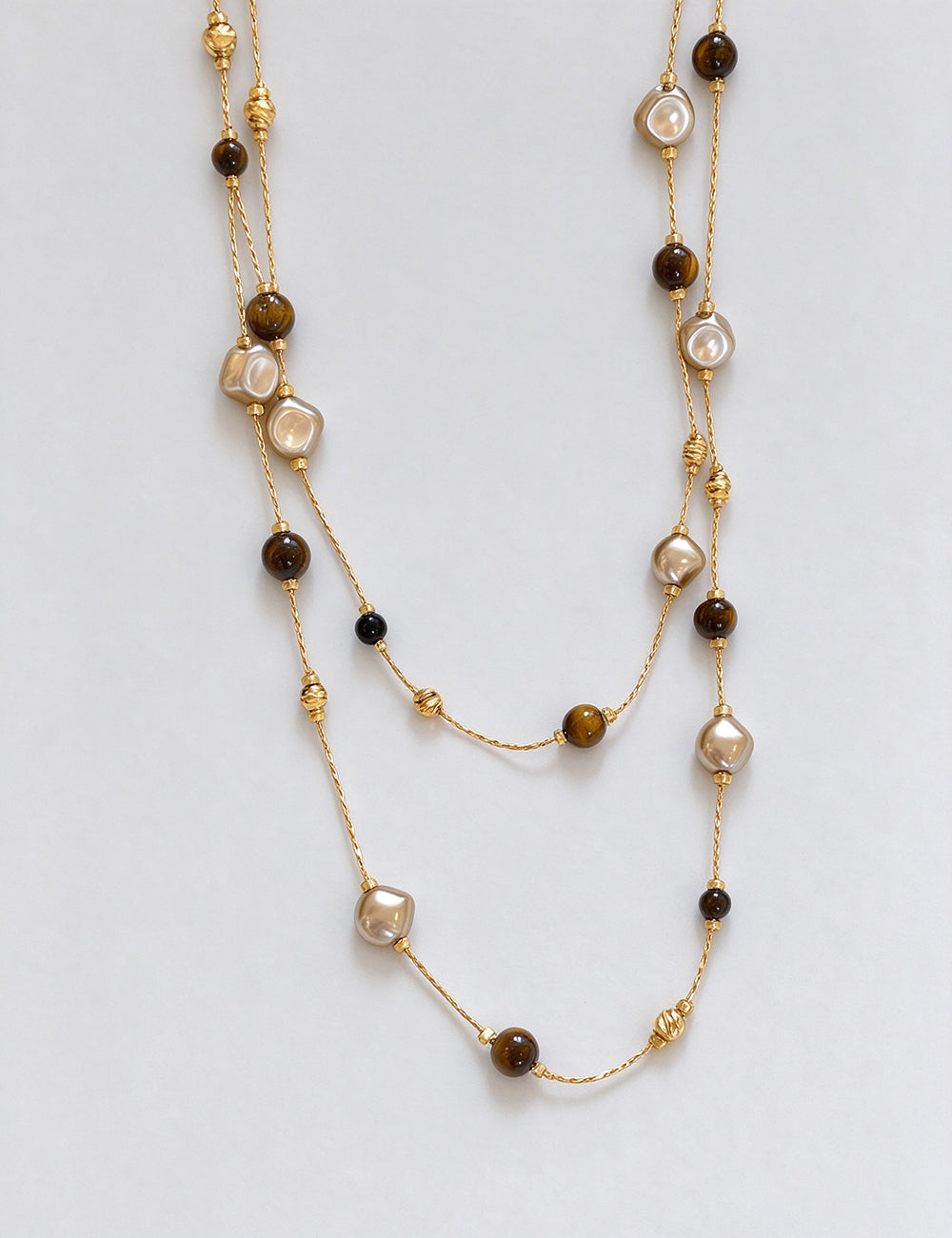 Pearl Natural Stone Necklace - DippedShop Wholesale - #0003