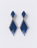 Stylish Geometry Tassel Rhinestones Stud Earrings 6W6JER807
