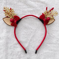 Reindeer Antler Plush Headband - DippedShop Wholesale - #5891