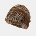 Simple Thick Faux Rabbit Fur Bucket Hat 6W6HAT684